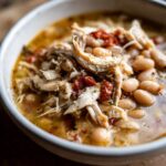 Easy Creamy Crockpot White Chicken Chili Recipe