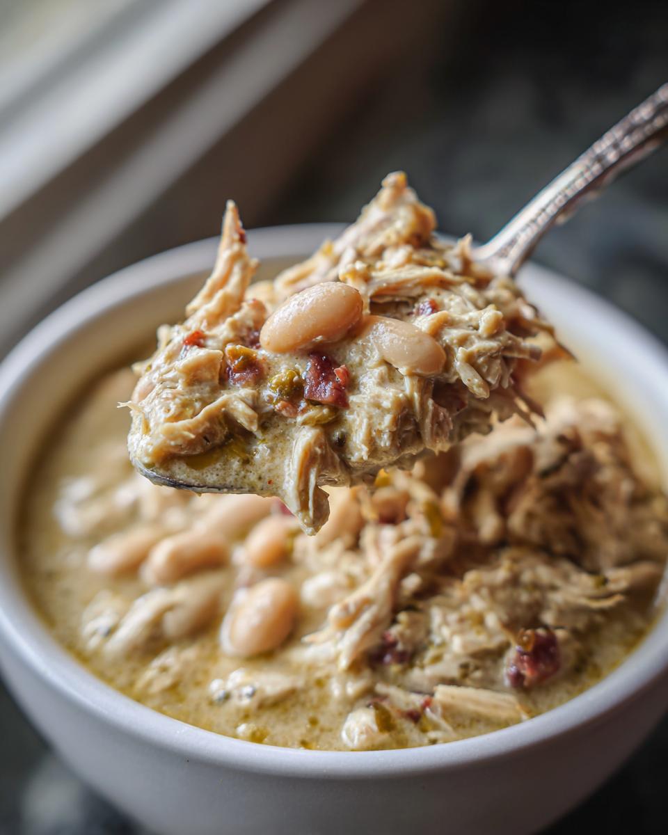 Easy Creamy Crockpot White Chicken Chili: 1 Delicious Bowl 6 Easy Creamy Crockpot White Chicken Chili Recipe - detail 2