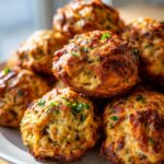 Easy & Tasty Turkey Stuffing Balls Recipe