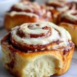 Fluffy Pumpkin Cinnamon Rolls with Cream Cheese Frosting