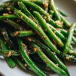 Garlic Butter Green Beans - 15-minute recipe