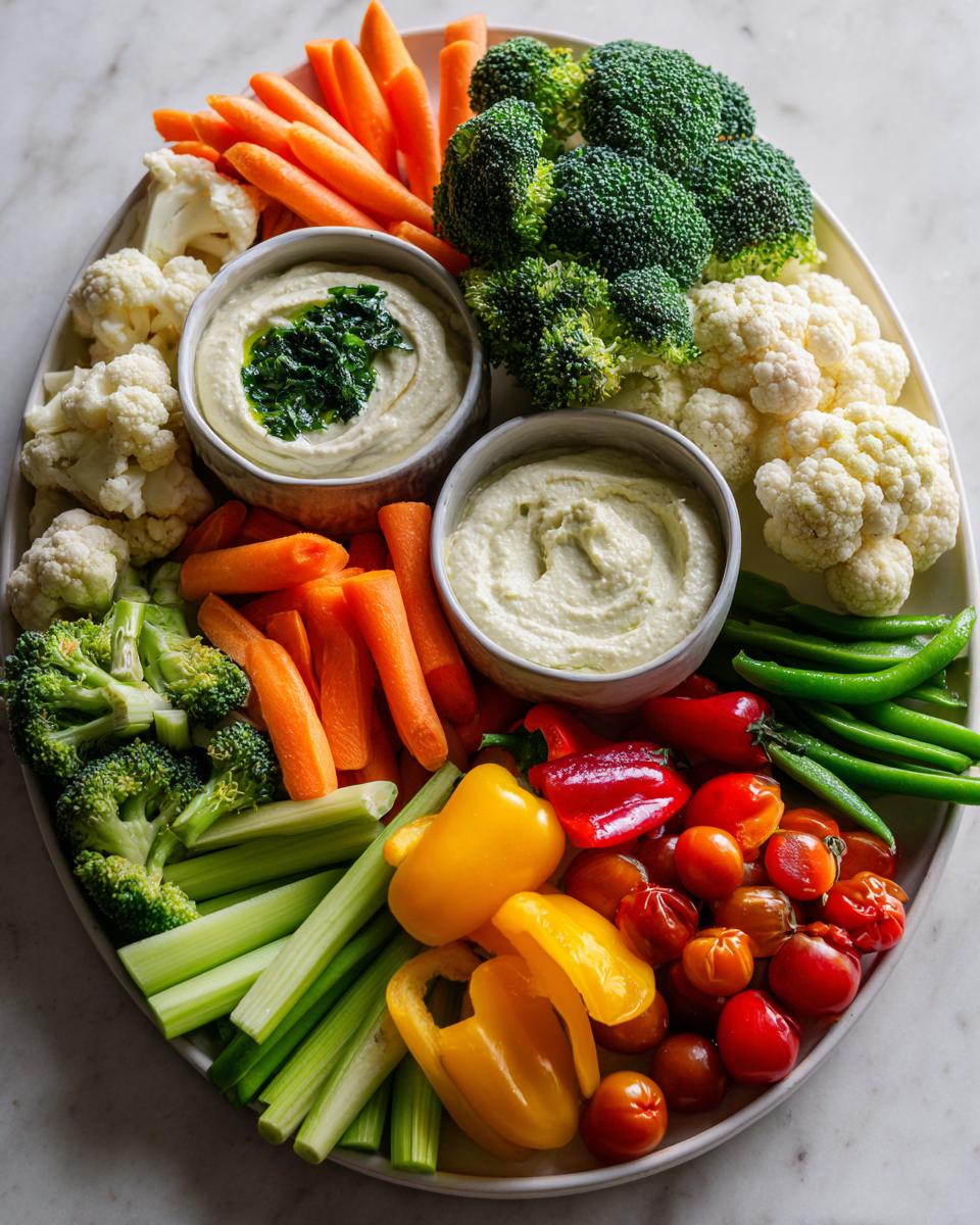 Gorgeous fall vegetable platter - detail 1