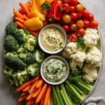 Gorgeous fall vegetable platter