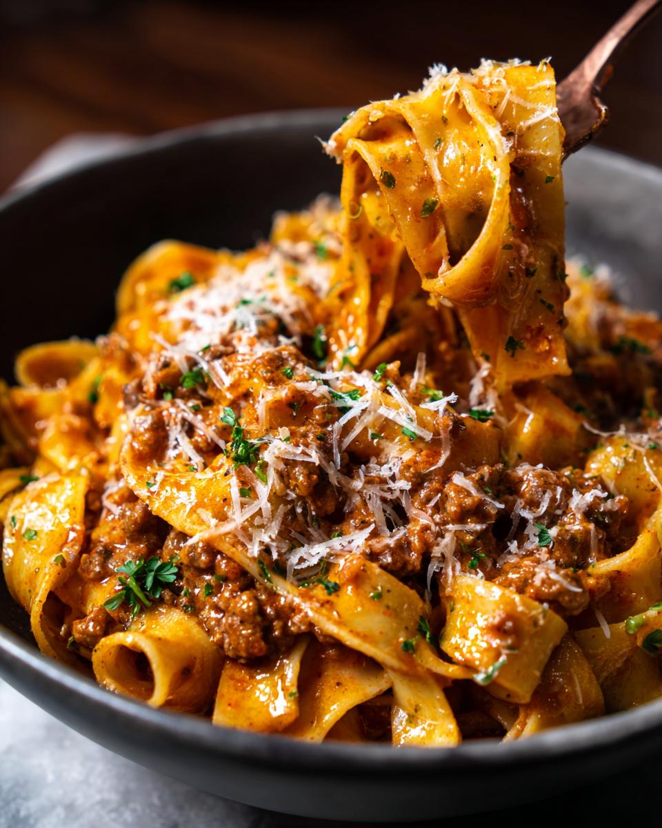 Amazing High Protein Creamy Beef Pasta 7 High Protein Creamy Beef Pasta Recipe for Quick Weeknight Dinners - The Food Journal - detail 3