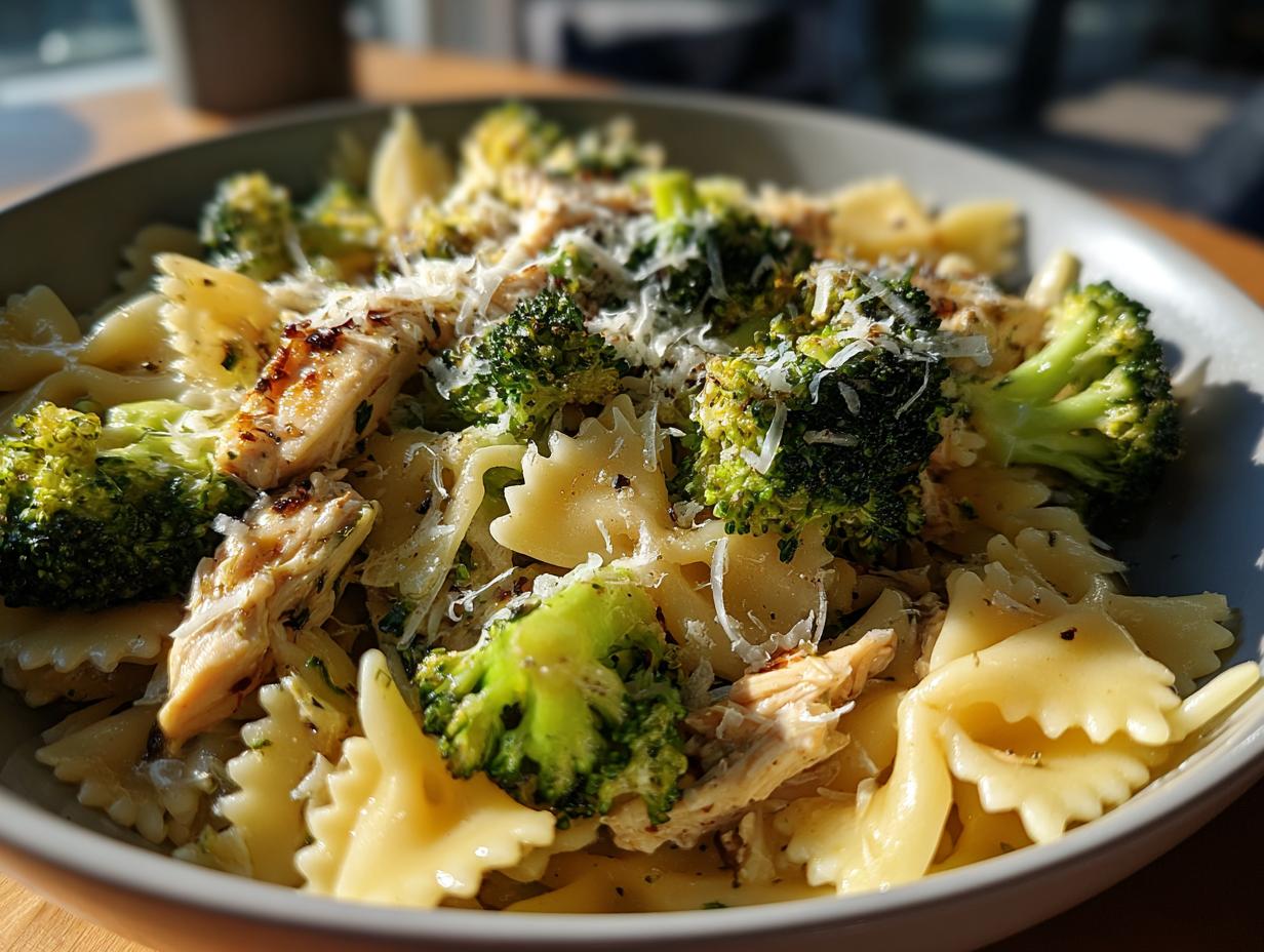 High Protein Rotisserie Chicken Pasta: 35 Min Delight 5 High Protein Rotisserie Chicken Broccoli Pasta (35-Minute Recipe) - detail 2