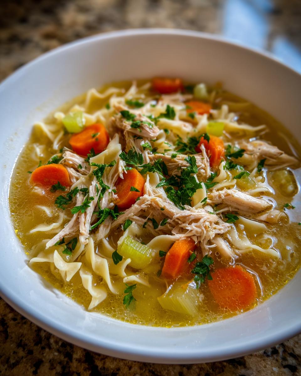 Homemade Chicken Noodle Soup - detail 2
