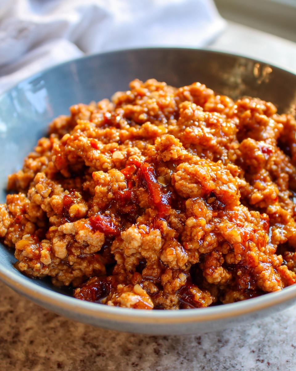 Honey Garlic Ground Turkey Recipe - detail 1