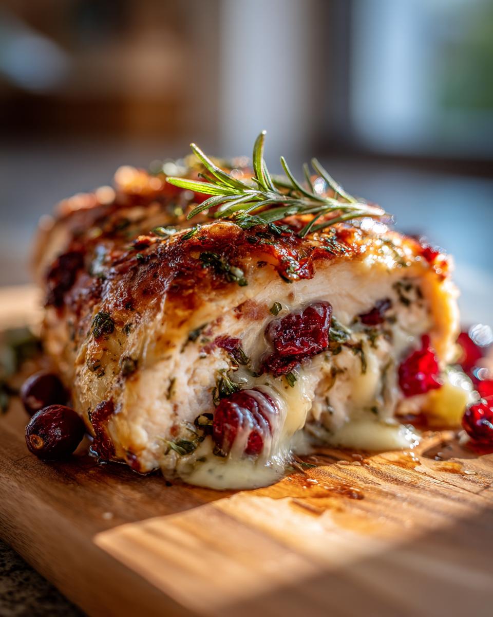 Impressive Cranberry Brie Stuffed Chicken – A Festive Christmas Main Dish - detail 1