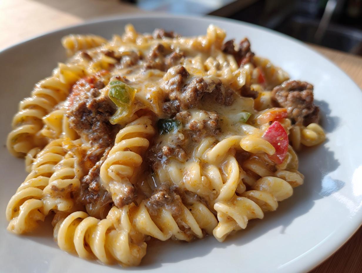 One-Pot Philly Cheesesteak Pasta - detail 2