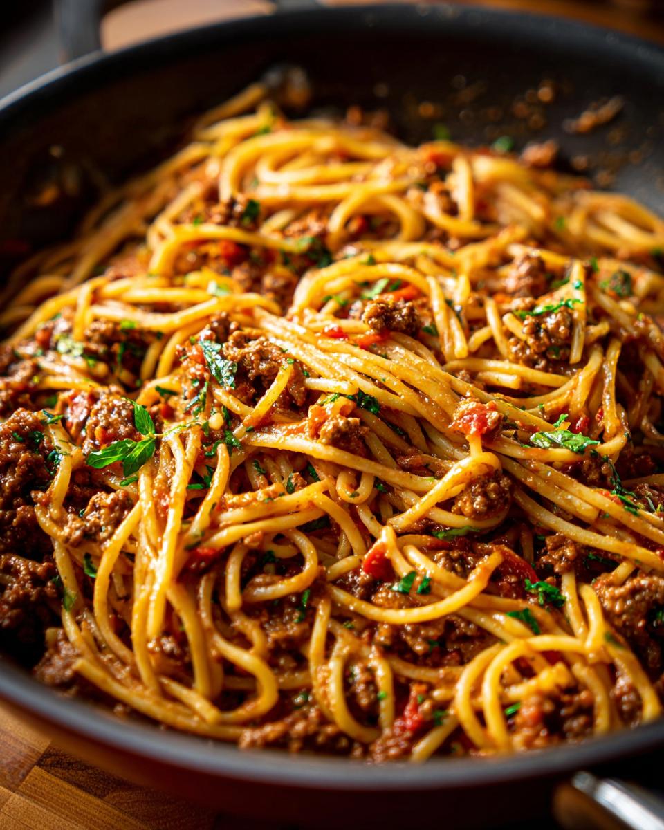 Satisfying Stovetop Creamy Beef Pasta Recipe - detail 1