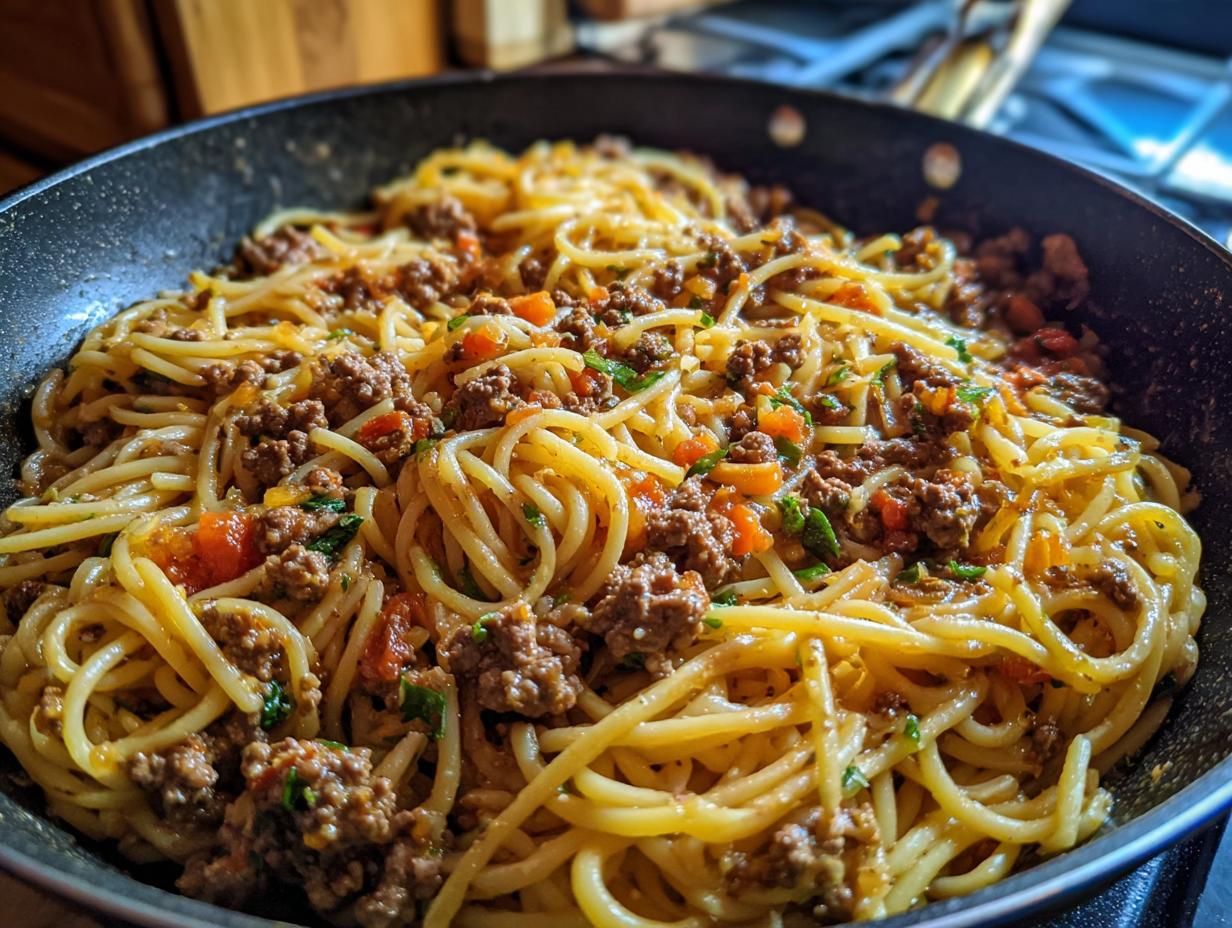 Satisfying Stovetop Creamy Beef Pasta Recipe - detail 2