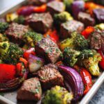 Sheet Pan Chimichurri Steak & Veggies