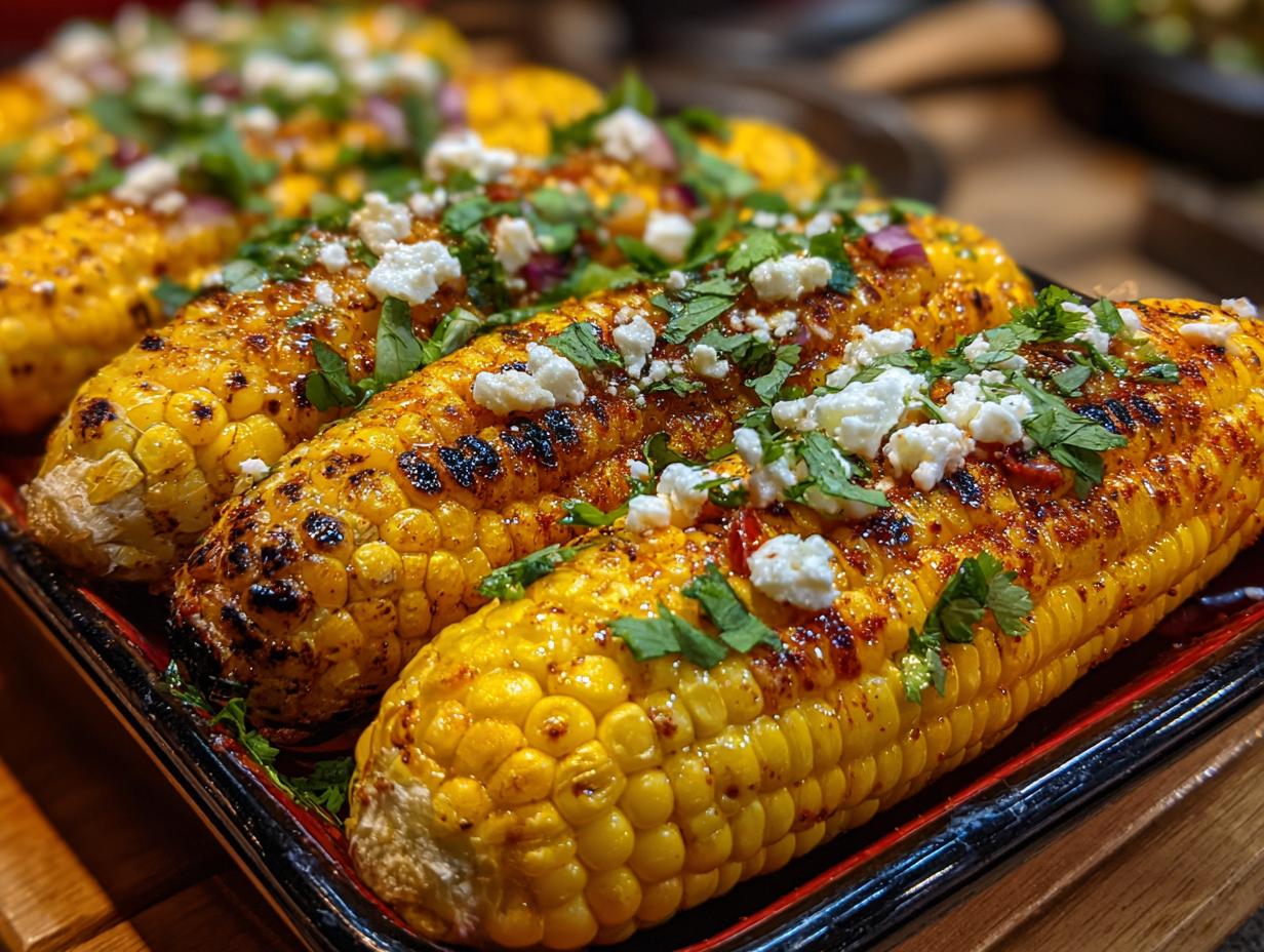 Spicy Cajun Corn: 1 Amazing Flavor Burst 7 Spicy and Creamy Cajun Corn on the Cob with Zesty Toppings - Mellie Recipes - detail 3