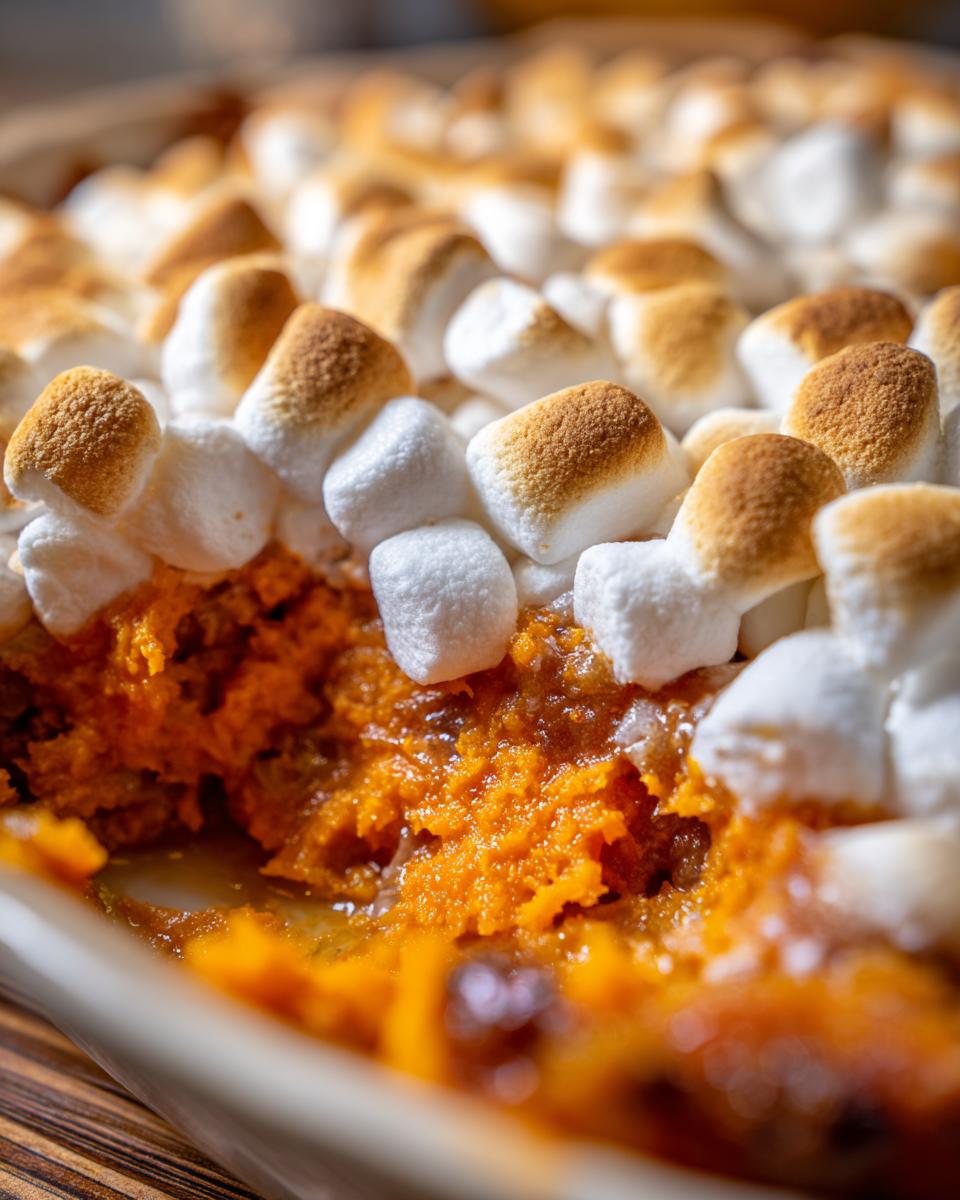 Perfect Sweet Potato Casserole with Marshmallows 8 Sweet Potato Casserole with Marshmallows - detail 3