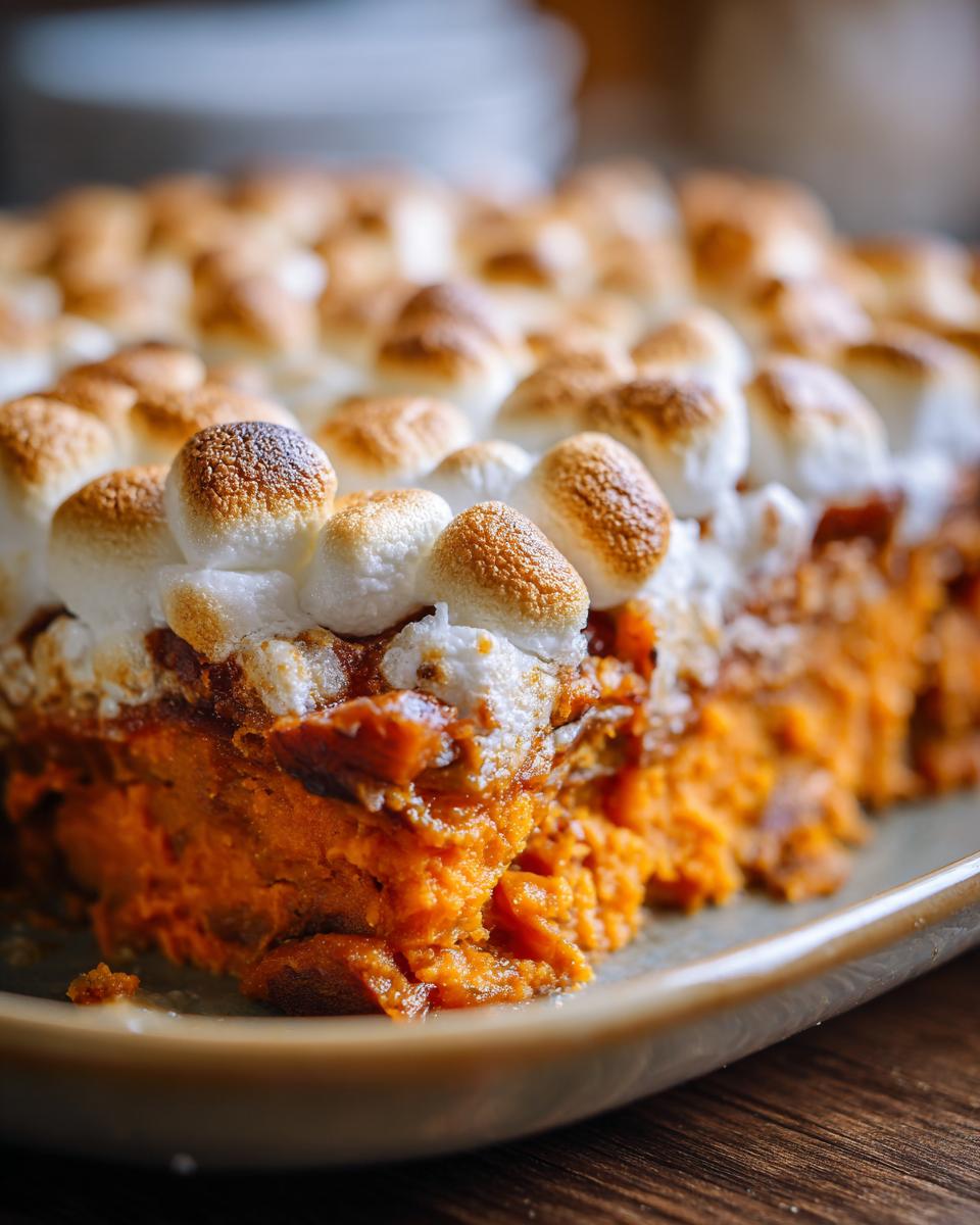 Perfect Sweet Potato Casserole with Marshmallows