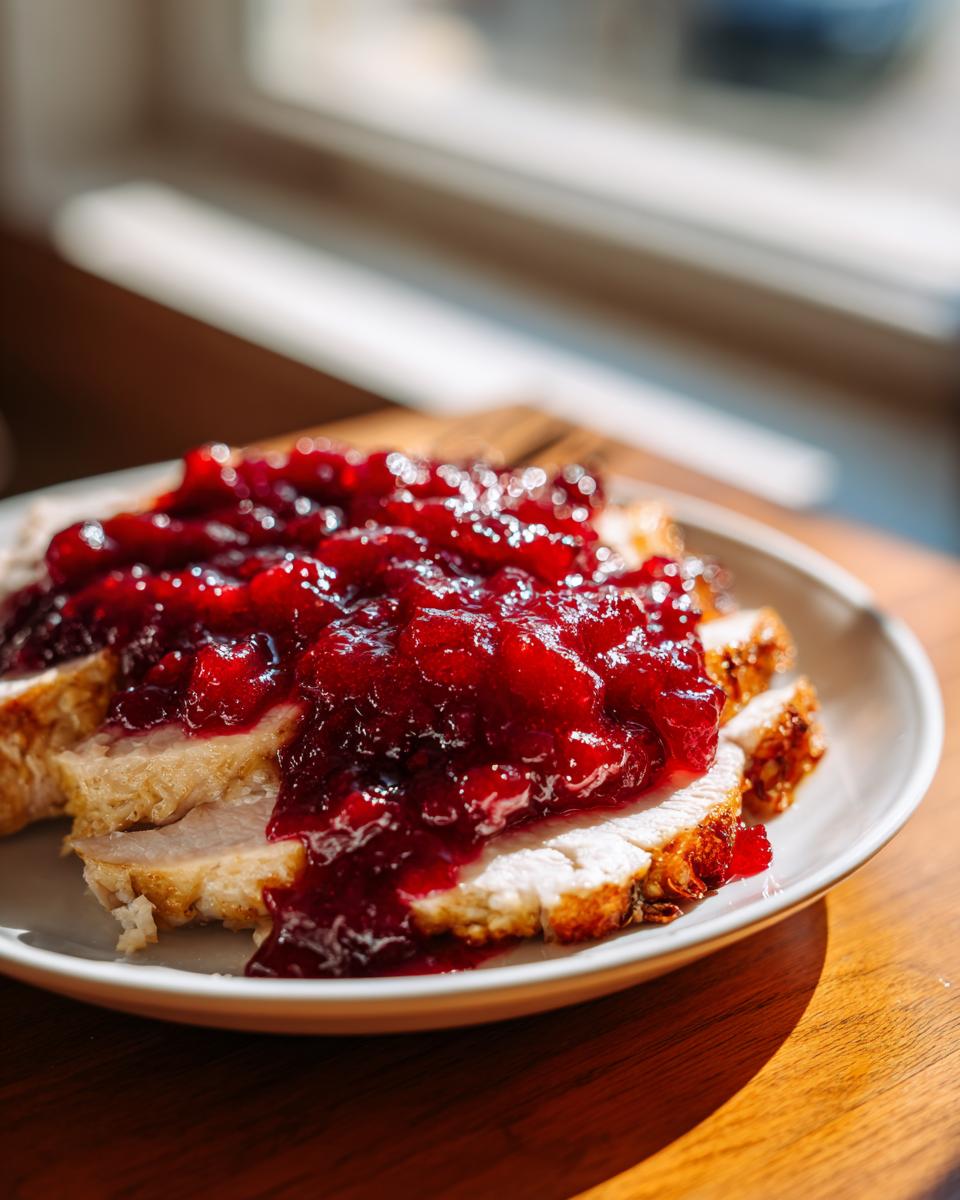 Easy Turkey Breast Thanksgiving: 1 Perfect Bake 7 Turkey Breast with Cranberry Orange Sauce | Easy Holiday Dinner Recipe - detail 3