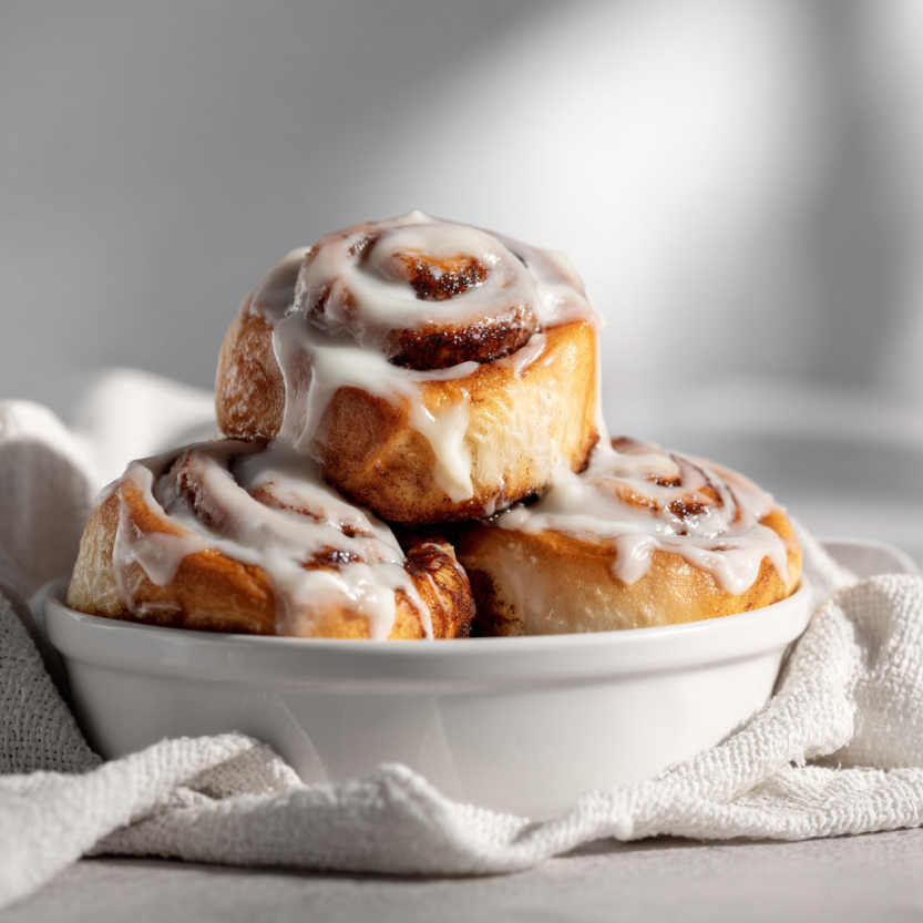 Amazing TikTok Cinnamon Rolls Recipe 8 TikTok-style cinnamon rolls served hot