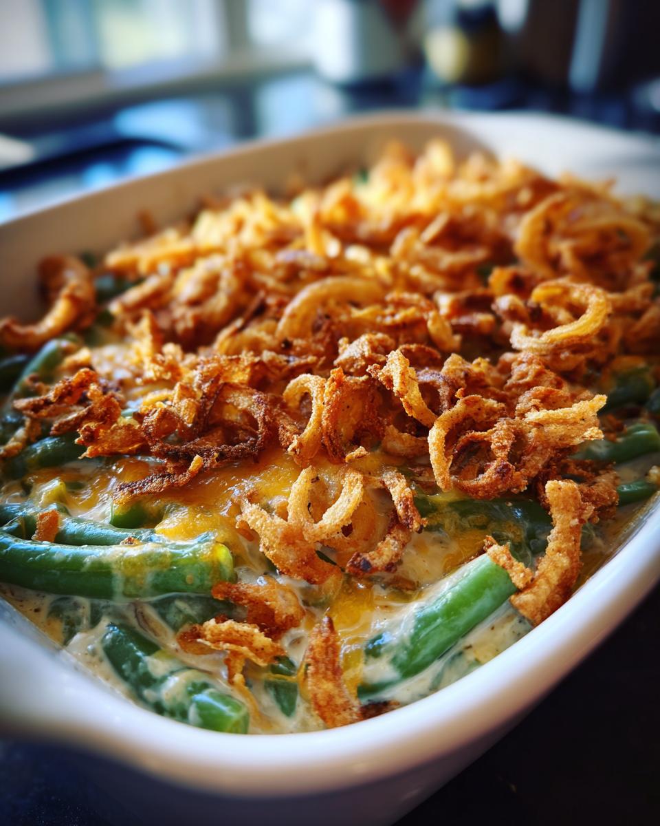 ultimate green bean casserole - detail 1