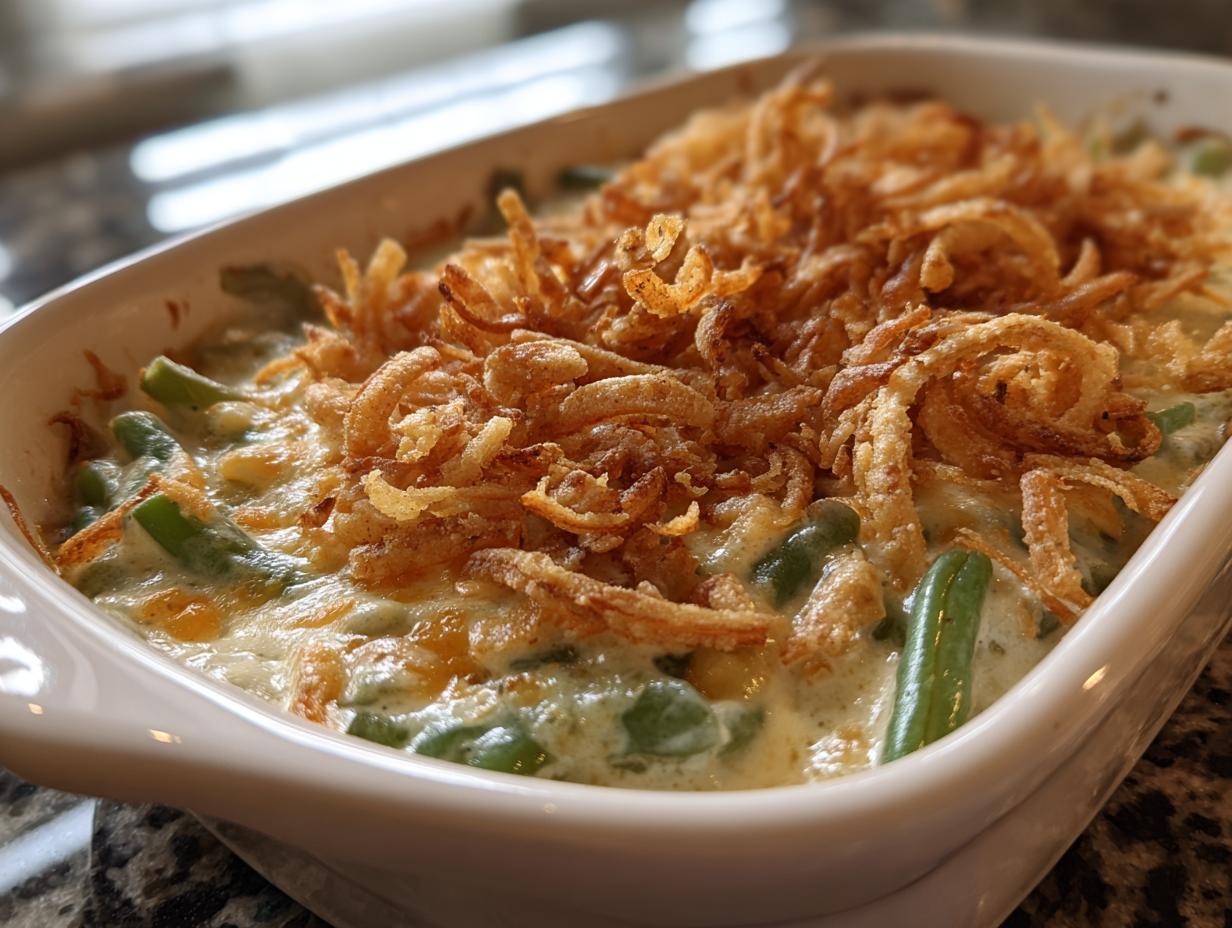 ultimate green bean casserole - detail 3