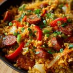Cajun Sausage and Rice Skillet (One-Pan Dinner in 30 minutes!)