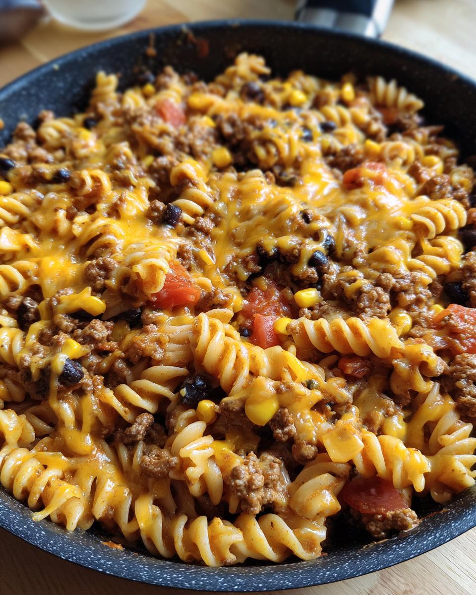 **Cheesy Taco Pasta:** 1 Pot, 30 Mins, Deliciously Easy! 5 Cheesy Taco Pasta - detail 2