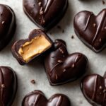 Chocolate Peanut Butter Valentine Hearts