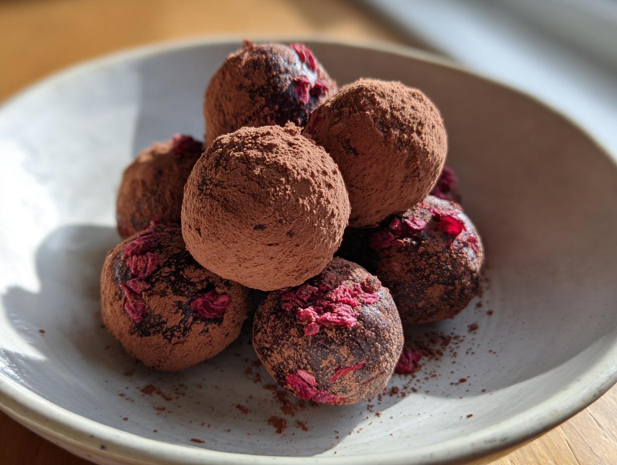 Melt-in-Your-Mouth: 1 Chocolate Raspberry Truffles Recipe 5 Chocolate Raspberry Truffles - detail 2