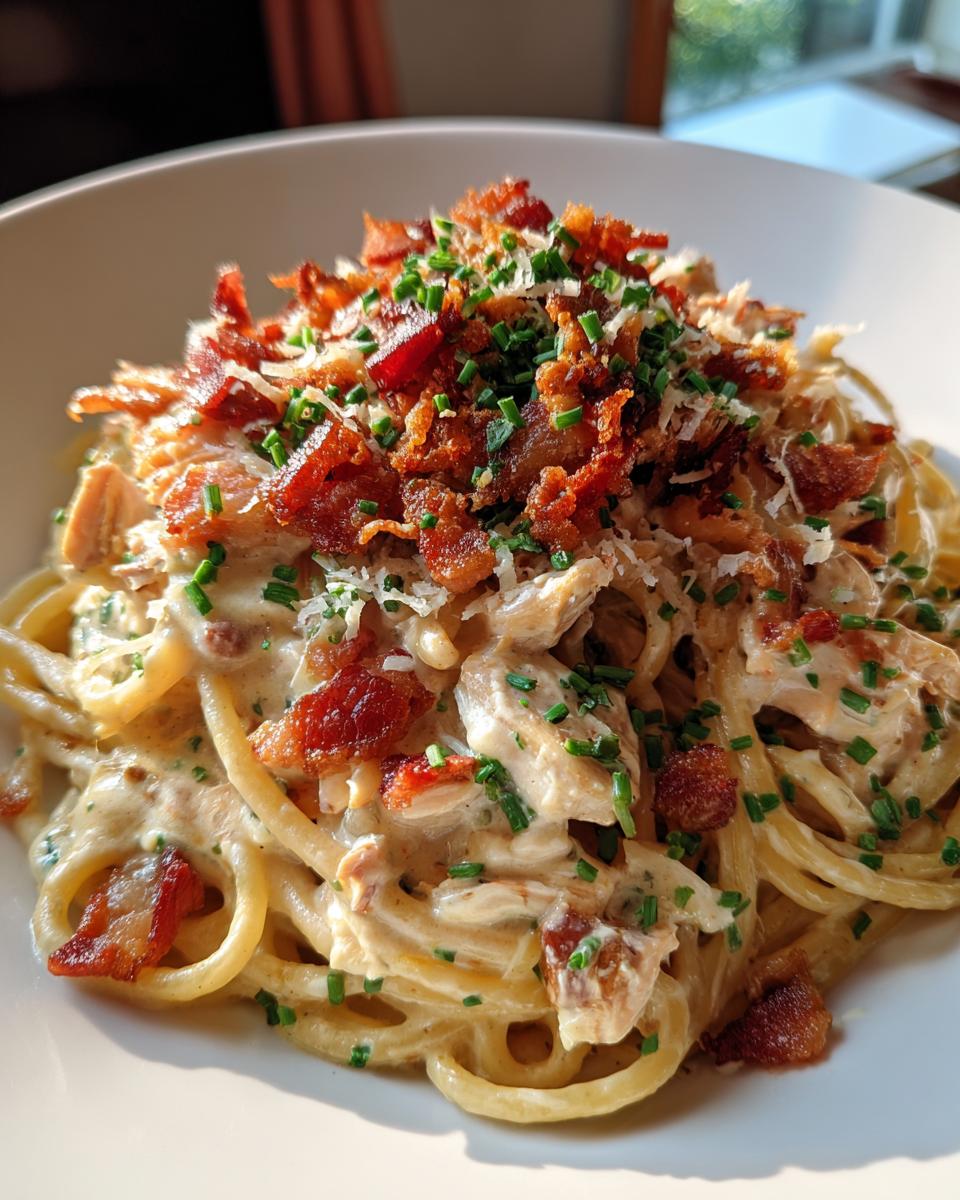 Unforgettable: 3-Step Creamy Chicken Bacon Ranch Pasta 5 Creamy Chicken Bacon Ranch Pasta – The Ultimate Comfort Food! - detail 2