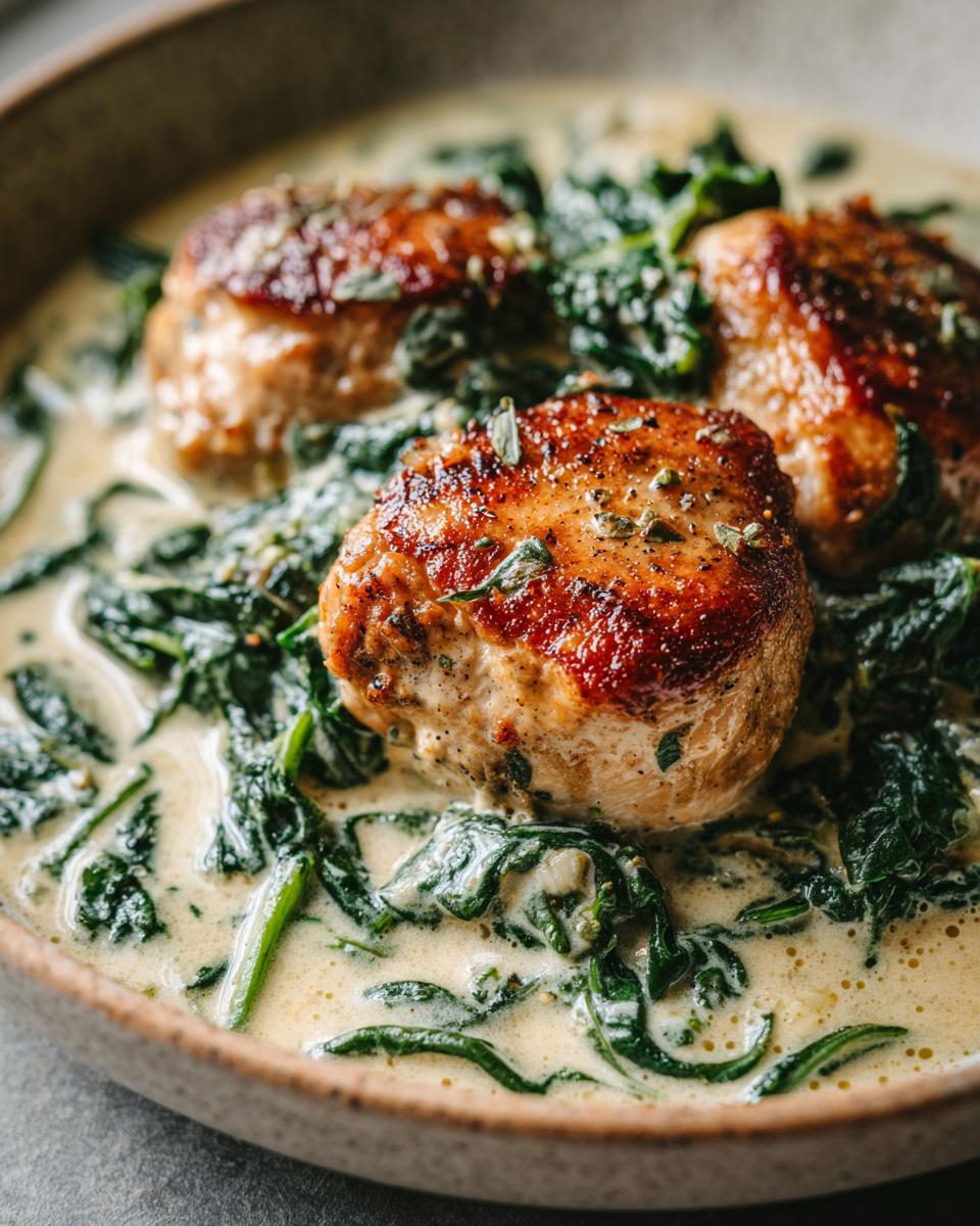Creamy Chicken Florentine - detail 2