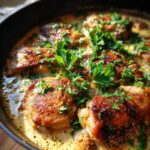 Creamy Garlic Chicken Skillet