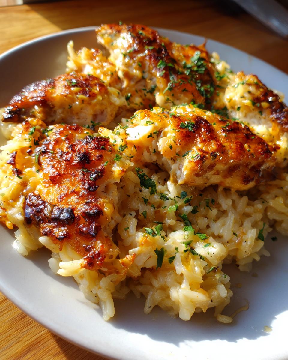 Delicious 1-Pan Creamy Hot Honey Chicken & Rice Bake 5 Creamy Hot Honey Chicken & Rice Bake - detail 2
