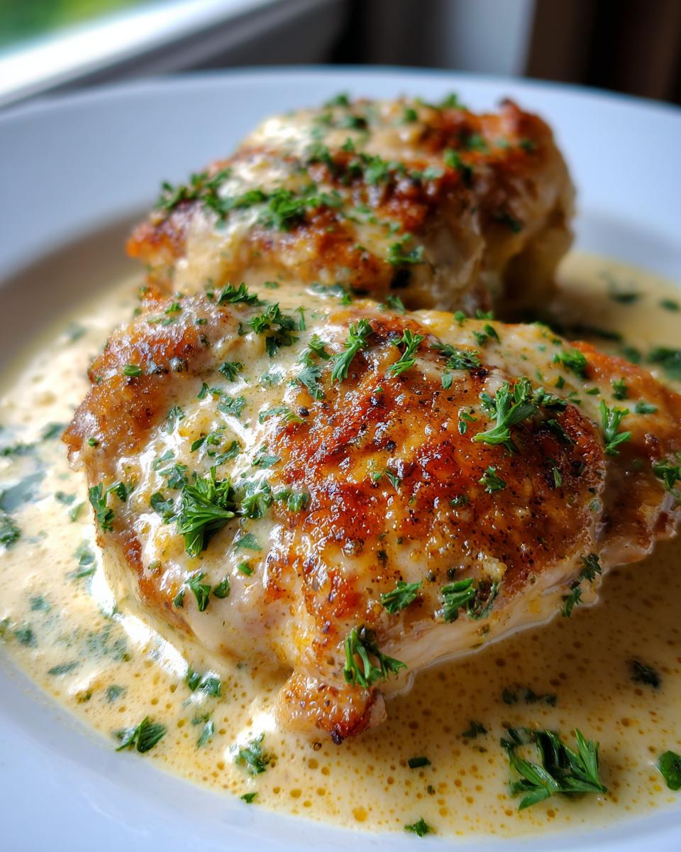 Creamy Parmesan Chicken: 6 Ingredient Delight! 6 Creamy Parmesan Chicken Breasts - detail 2