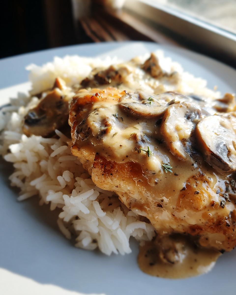 Amazing! 1 Creamy Smothered Chicken & Rice Disaster 5 Creamy Smothered Chicken & Rice - detail 2