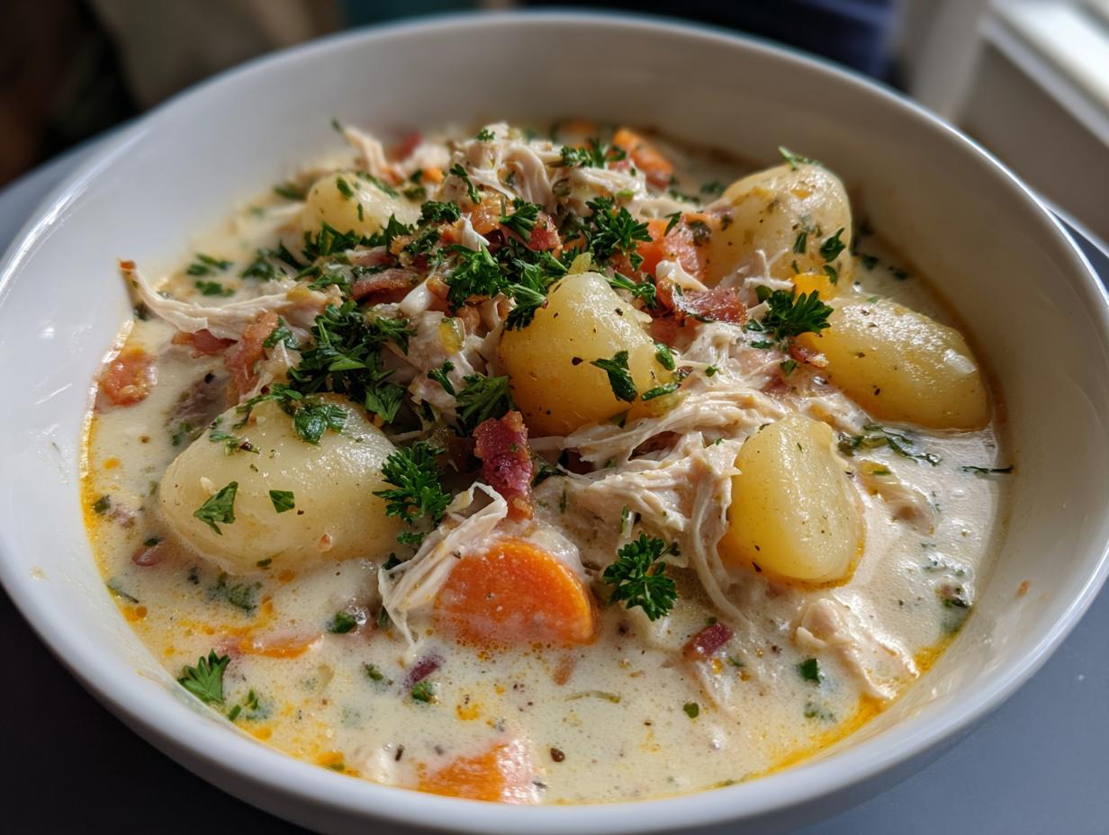 Crockpot Chicken Gnocchi Soup - detail 2
