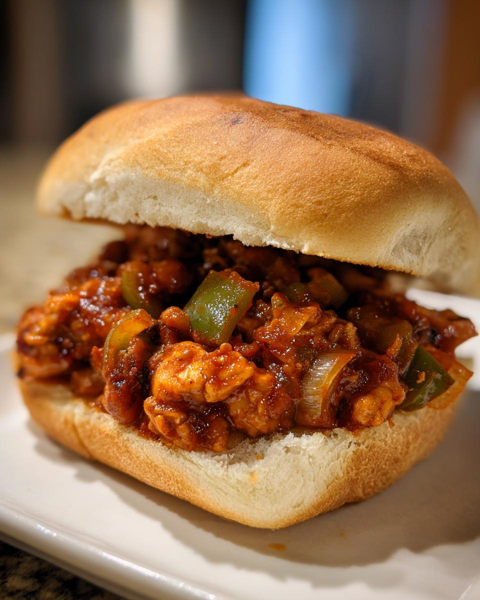 Easy Cajun Chicken Sloppy Joes: 30-Minute Dinner! 4 Easy Cajun Chicken Sloppy Joes Recipe: A Delicious Twist - detail 1