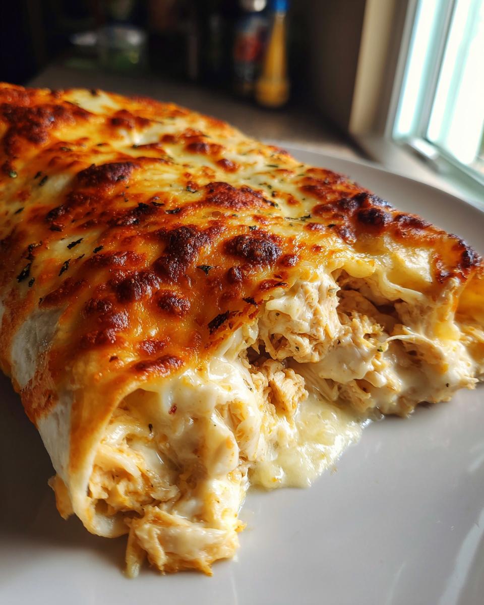 Easy White Chicken Enchiladas: 1 Hour of Bliss! 4 Easy White Chicken Enchiladas Bake - detail 1