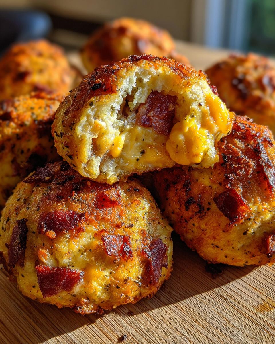 Garlic Parmesan Cheeseburger Bombs - detail 1