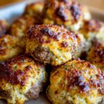 Garlic Parmesan Cheeseburger Bombs