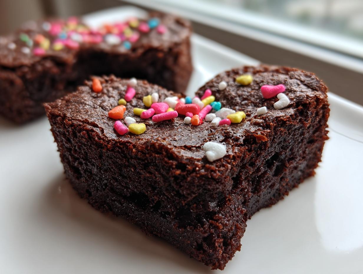 Make Scrumptious Heart Shaped Brownies in 1 Hour! 5 Heart Shaped Brownies - detail 2