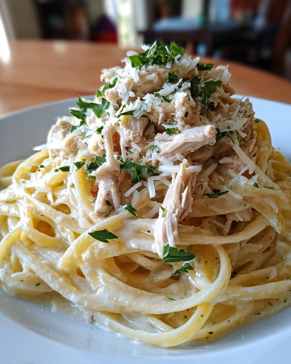 High-Protein Alfredo: One Dish You'll Adore! 5 High-Protein Chicken Alfredo Pasta (Lightened Up) - detail 2