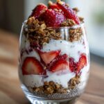 High-Protein Strawberry Yogurt Parfait Cups