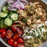 Mediterranean-Inspired Lemon-Dill Chicken Bowls