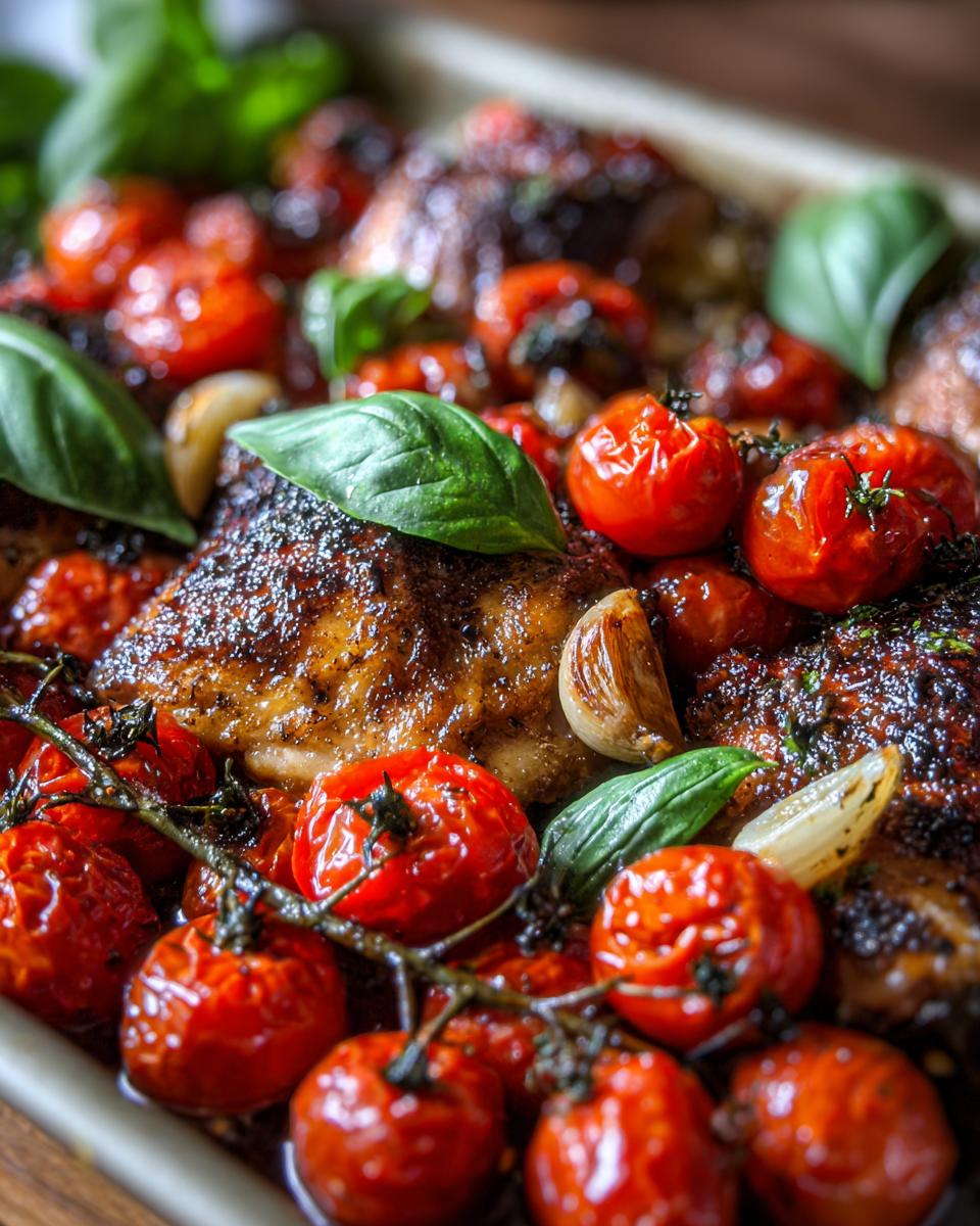 Delectable One Pan Balsamic Chicken: 1 Easy Dinner 4 One Pan Balsamic Chicken - detail 1