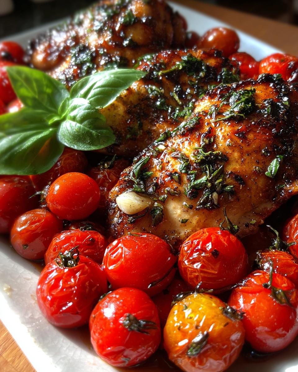 Delectable One Pan Balsamic Chicken: 1 Easy Dinner 5 One Pan Balsamic Chicken - detail 2