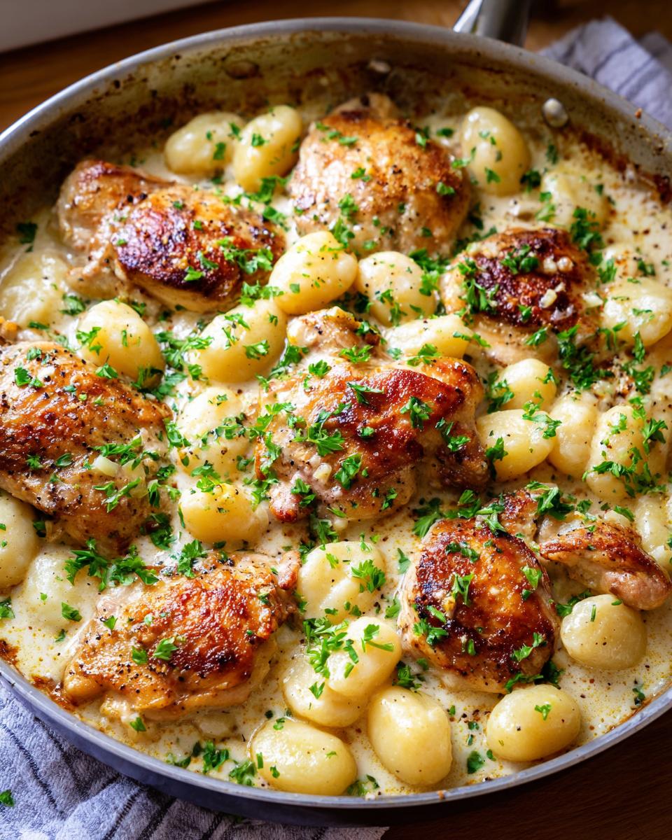 One-Pan Creamy Garlic Chicken & Gnocchi - detail 1