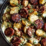 One-Pot Creamy Ranch Potato & Sausage Skillet
