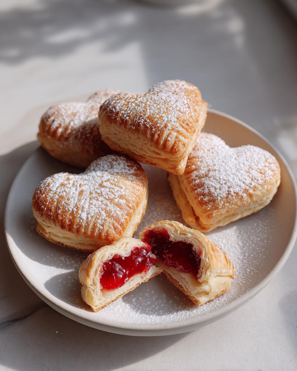 30-Min Puff Pastry Heart Desserts: Delightful & Easy! 4 Puff Pastry Heart Desserts - detail 1
