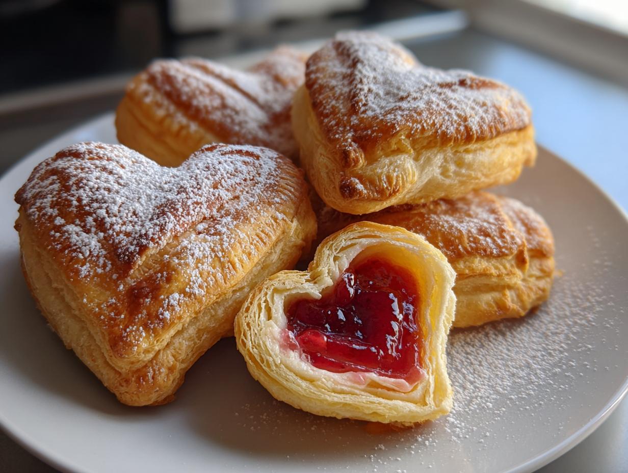 30-Min Puff Pastry Heart Desserts: Delightful & Easy! 5 Puff Pastry Heart Desserts - detail 2
