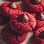 Red Velvet Blossom Cookies