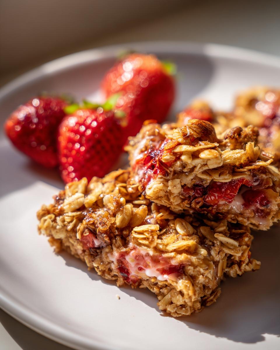 Delicious Strawberry Yogurt Clusters: 2 Simple Steps 5 Strawberry Yogurt Breakfast Clusters - detail 2